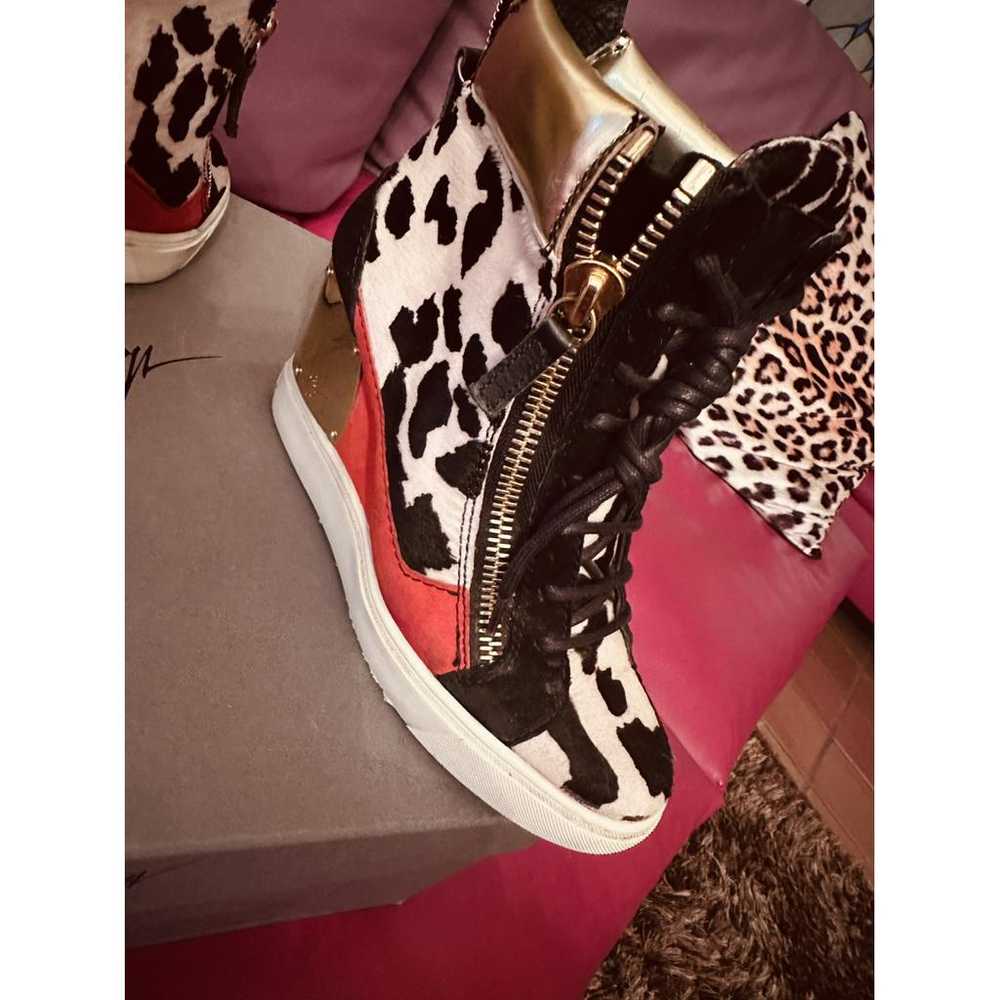 Giuseppe Zanotti Coby leather trainers - image 8