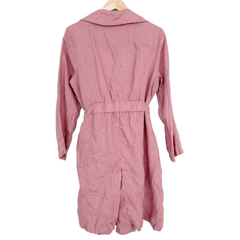 Other Catherine Malandrino Mauve 100% Linen Longl… - image 3