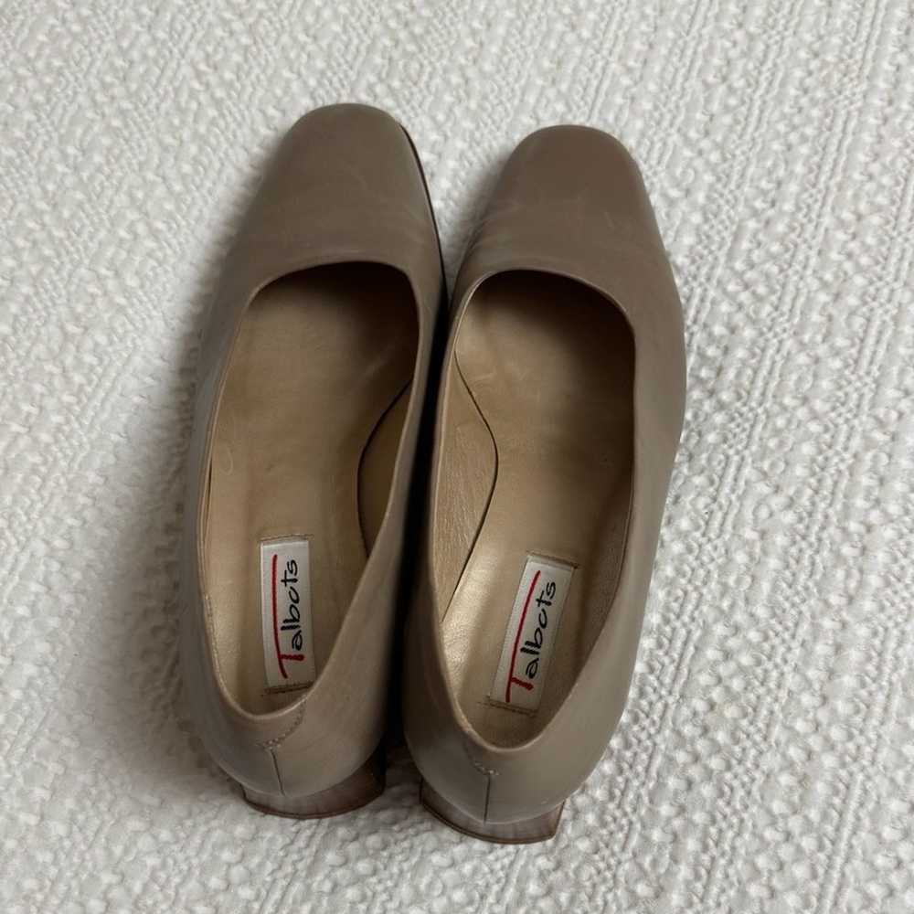 Talbots Beige Genuine Leather Loafers Size 9B Vin… - image 10