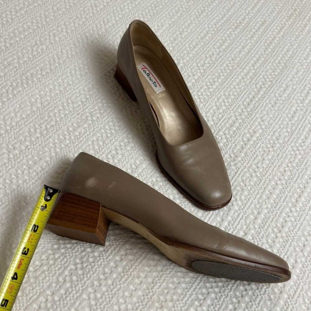 Talbots Beige Genuine Leather Loafers Size 9B Vin… - image 7