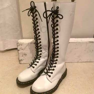 Dr. Martens White Boots