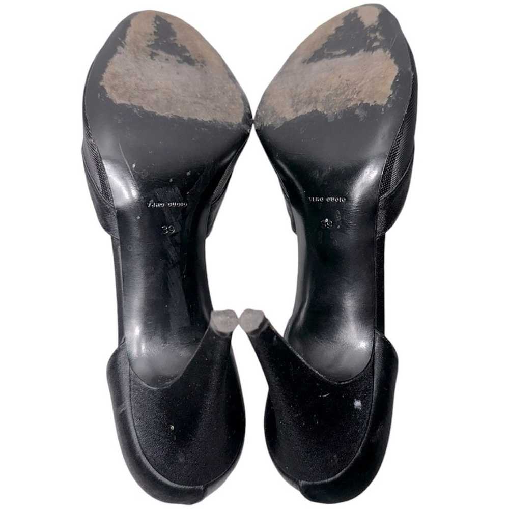 Bruno Magli Women’s Vintage Size 39 8.5 Black Sat… - image 8