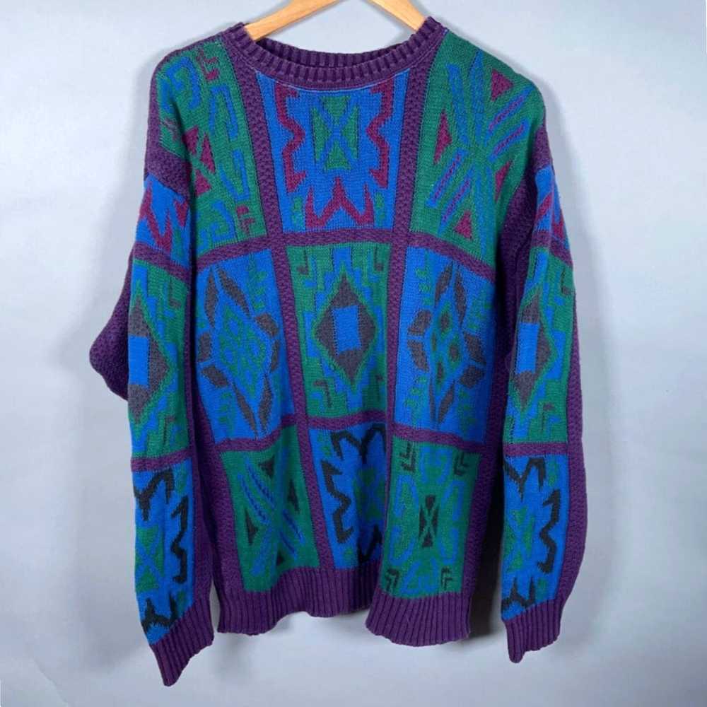 Vintage Vintage Nineties Adult Large Sweater with… - image 2