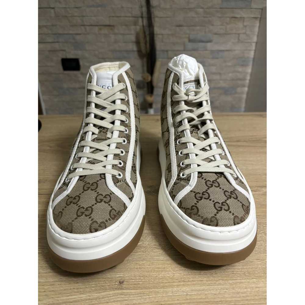 Gucci Cloth high trainers - image 2