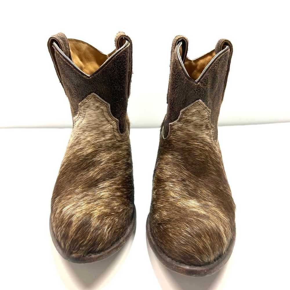 Matisse Brand Hair on Hide Western Ankle Boots - image 2