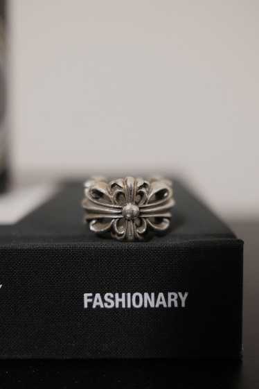 Chrome Hearts Chrome Heart Double Floral Ring Siz… - image 1