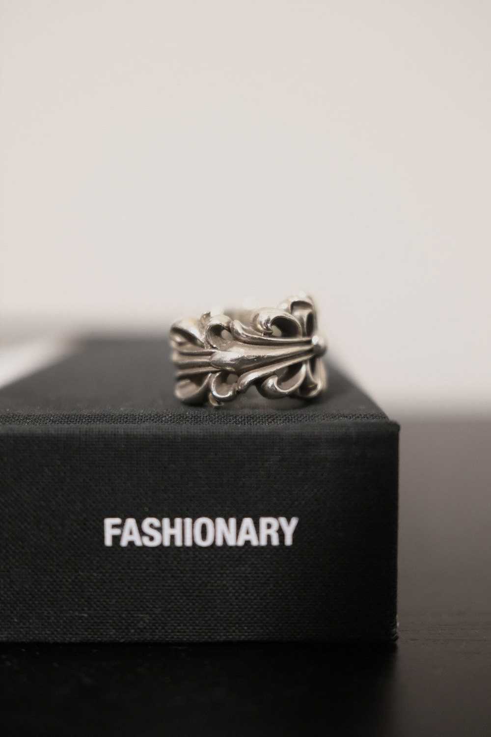 Chrome Hearts Chrome Heart Double Floral Ring Siz… - image 4