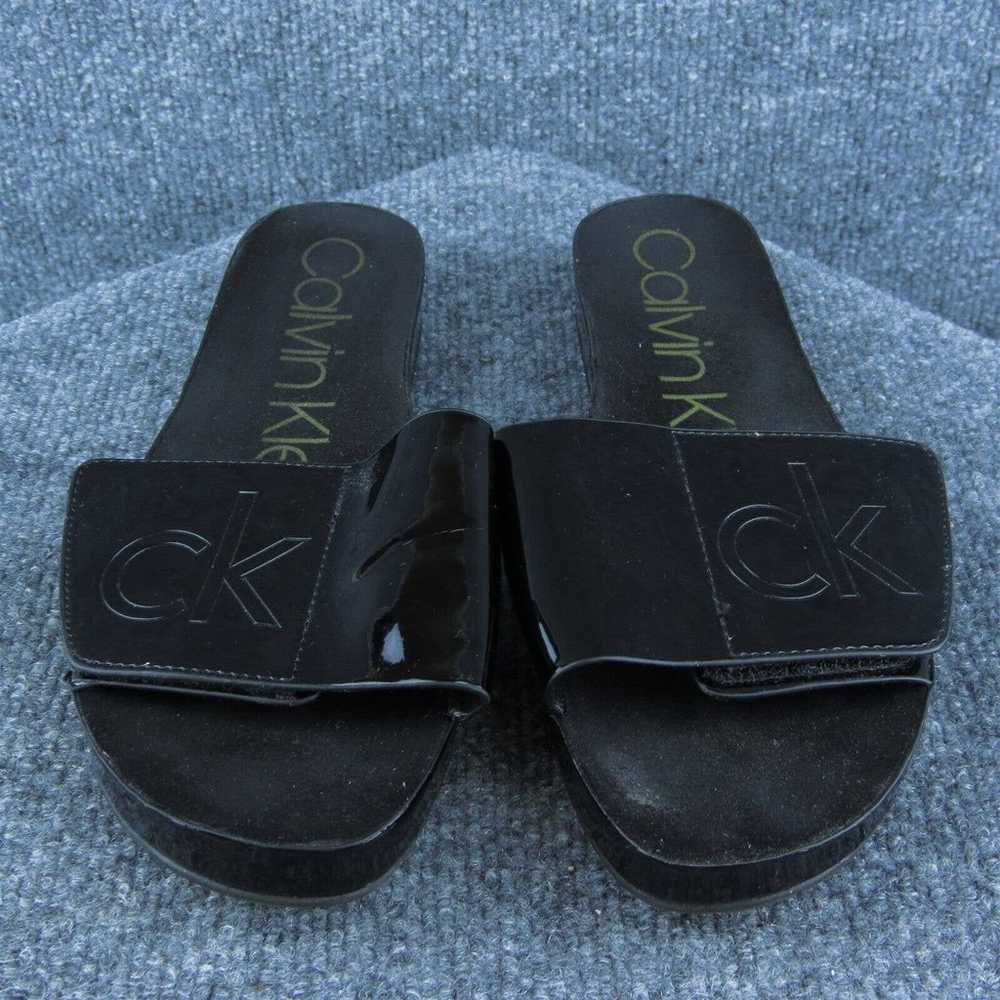 Calvin Klein Women Slide Shoes Black Synthetic Sl… - image 2