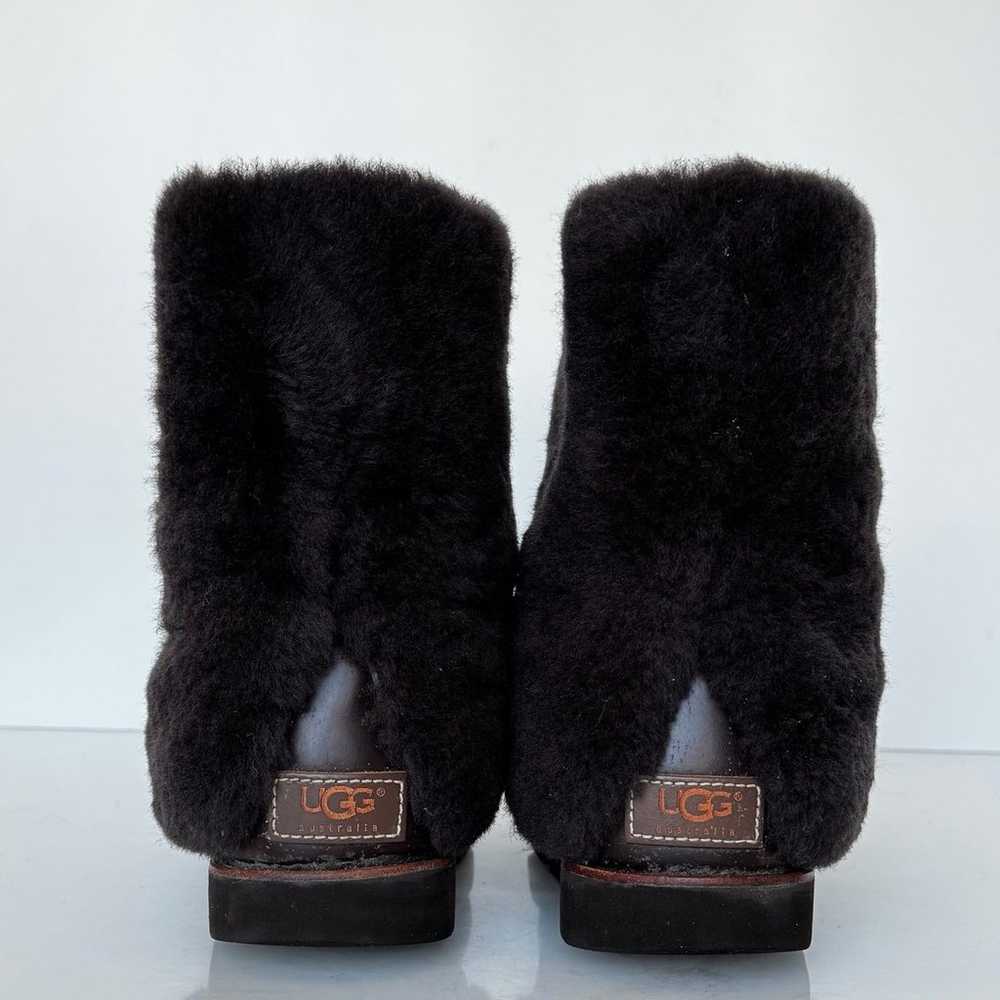 UGG MAYLIN BROWN LEATHER SHEEPSKIN SHEARLING WOME… - image 5