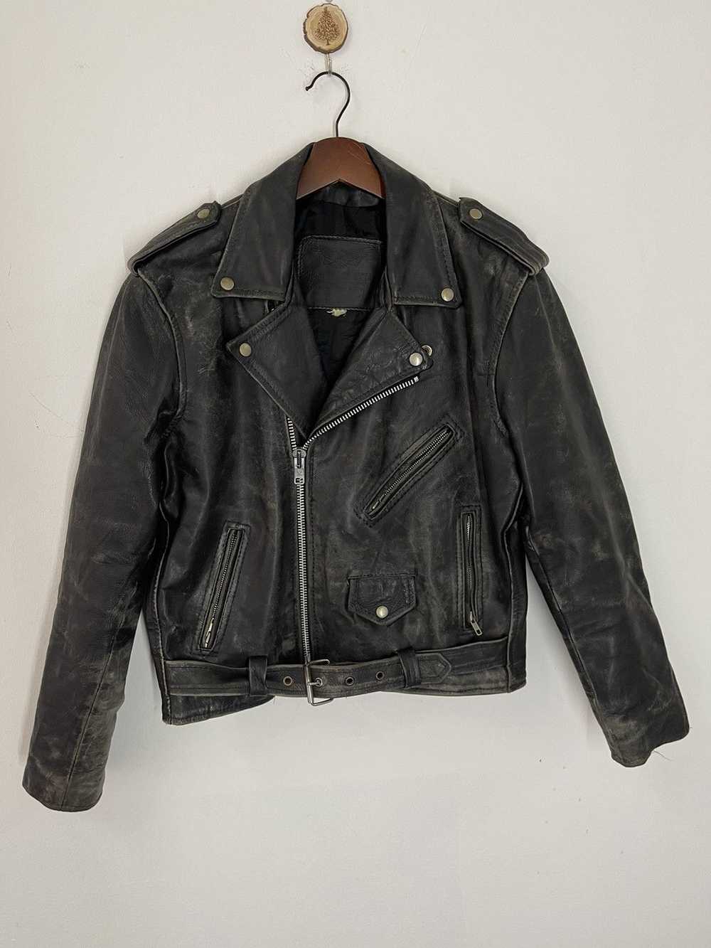 Japanese Brand × Leather Jacket × Vintage VINTAGE… - image 6