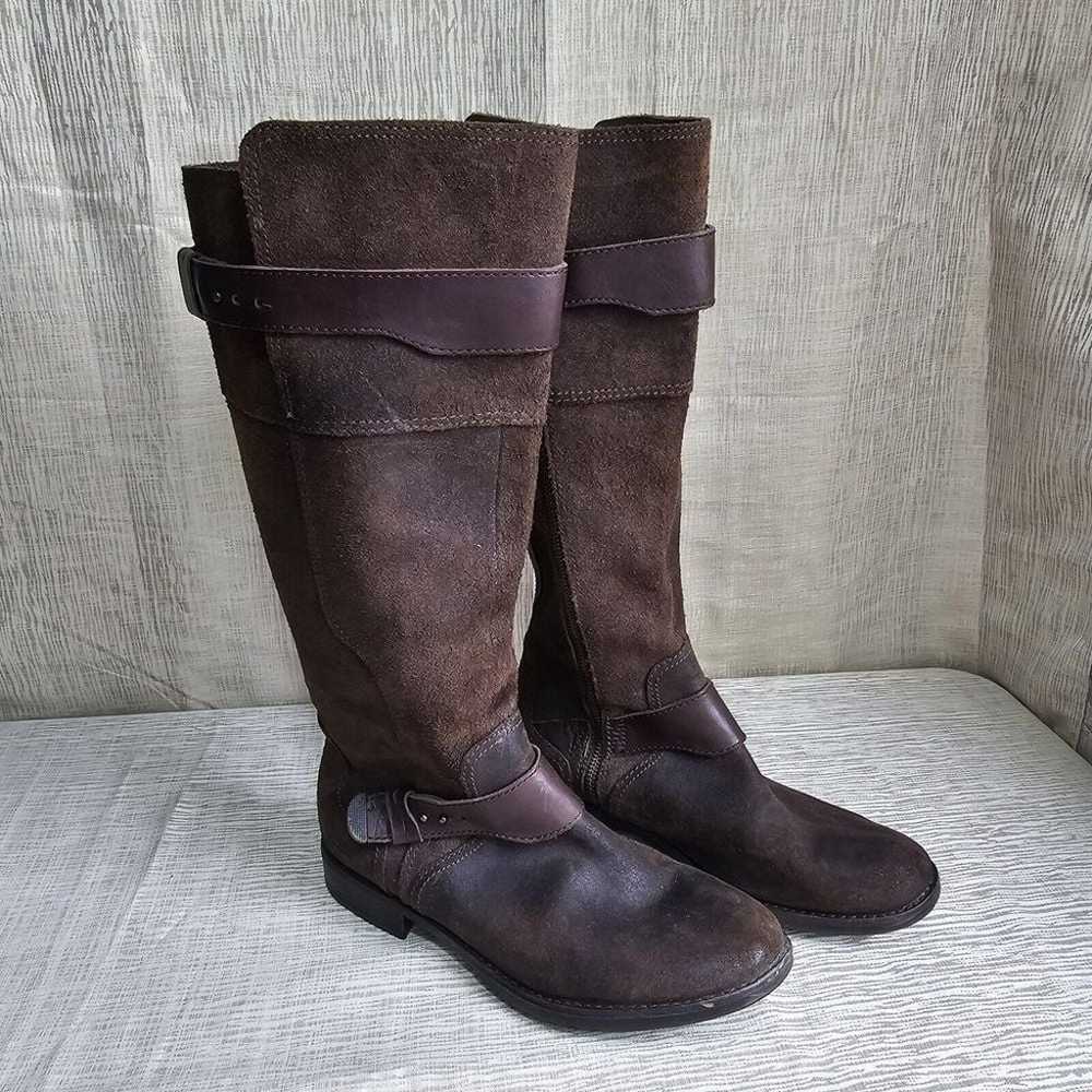 UGG Australia Dark brown Leather Knee High Harnes… - image 1