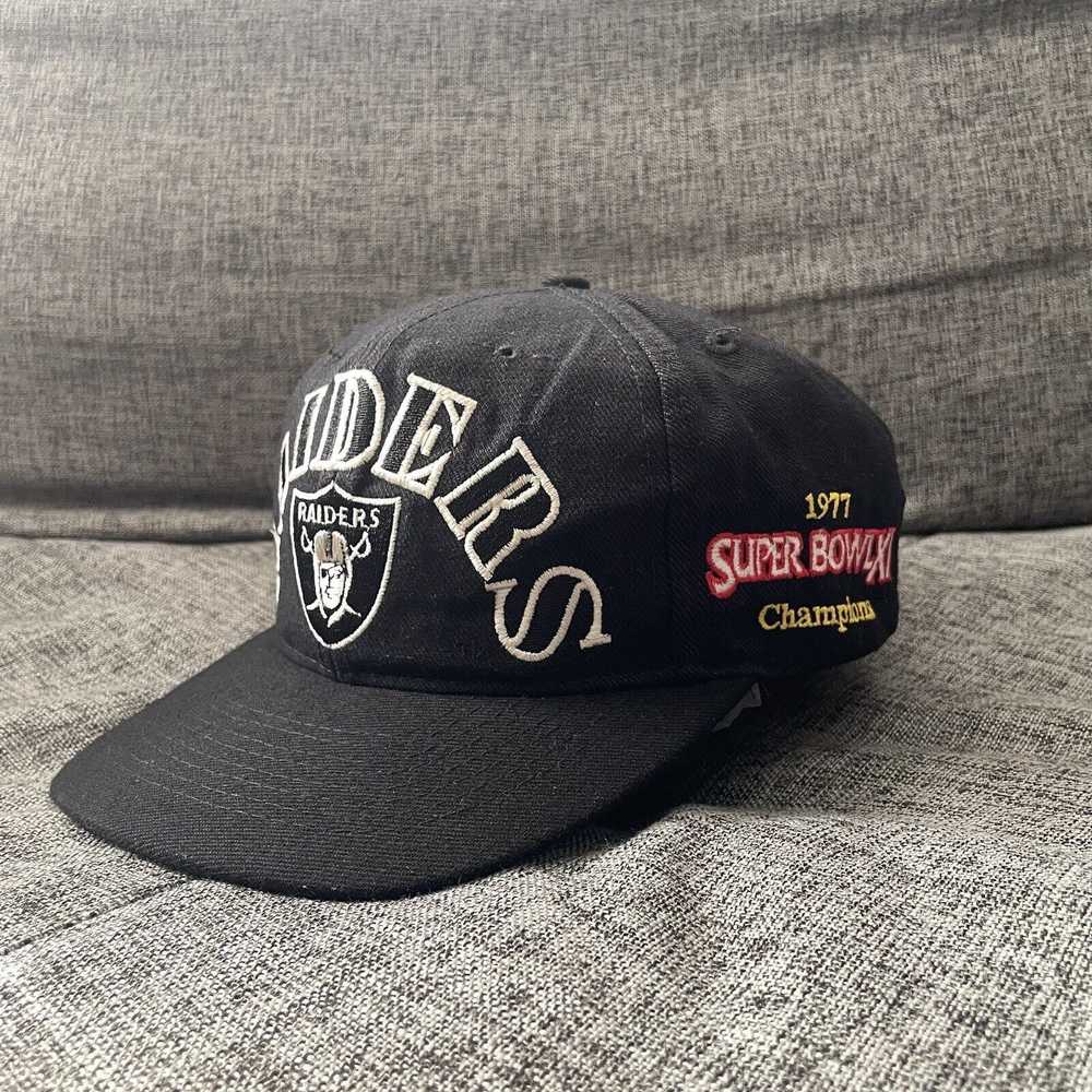 NFL × Vintage Vintage Oakland Raiders Hat Snap Ba… - image 3