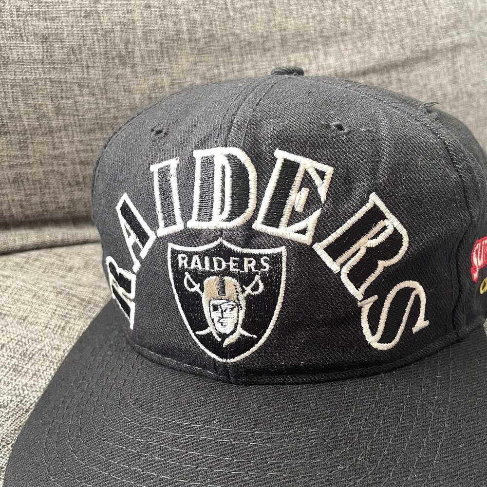 NFL × Vintage Vintage Oakland Raiders Hat Snap Ba… - image 4