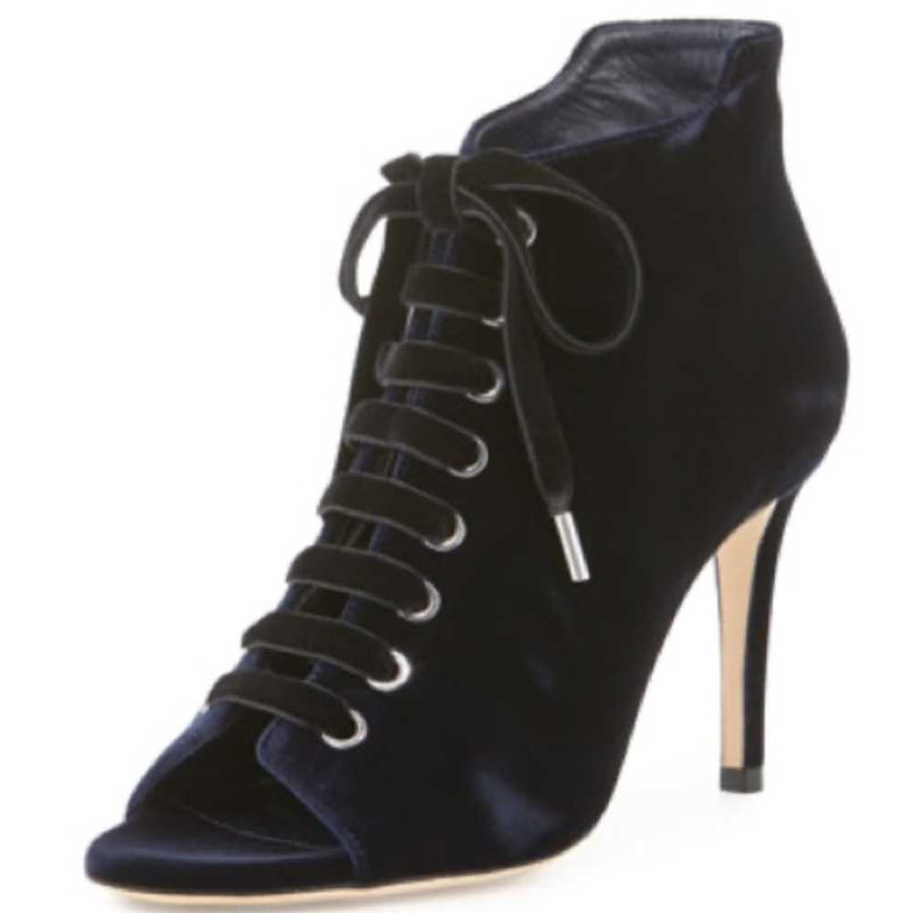 Jimmy Choo Macy Velvet Booties - image 1