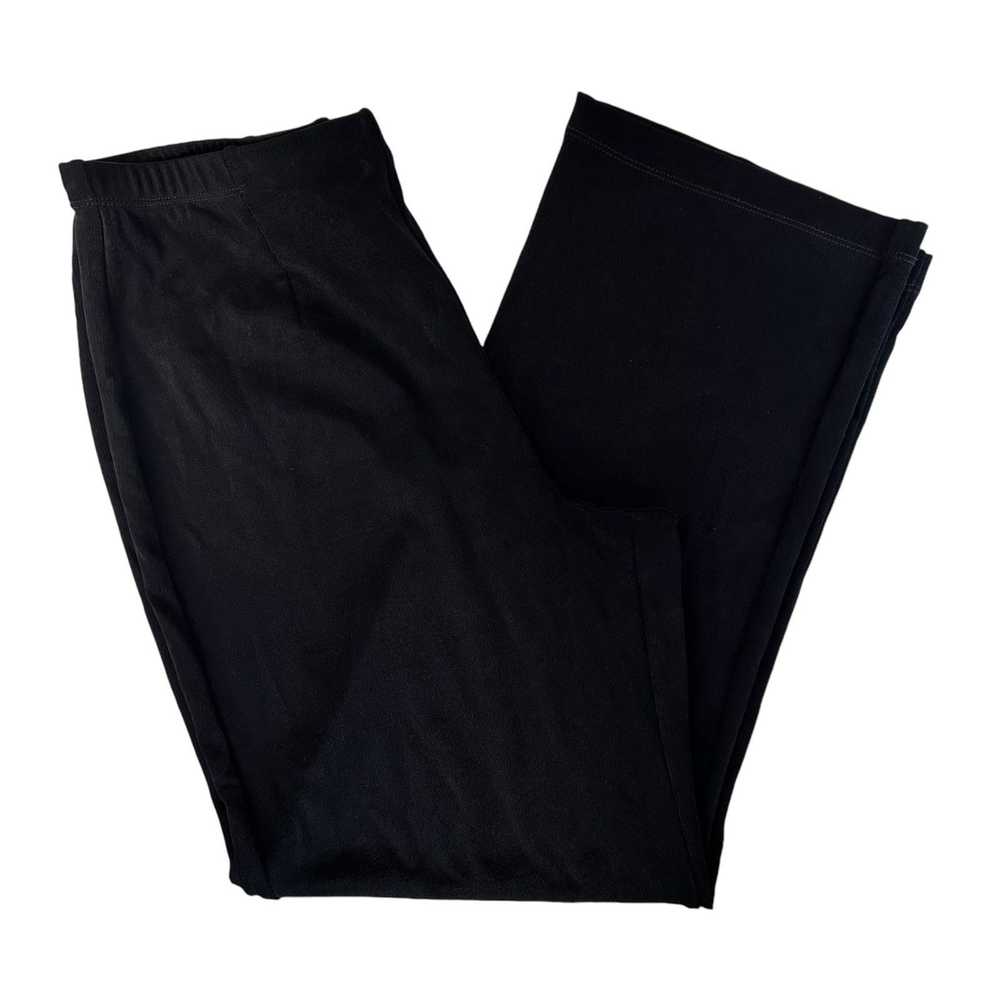 Chicos Chico's Travelers Black Stretch Pants Sz 1… - image 1