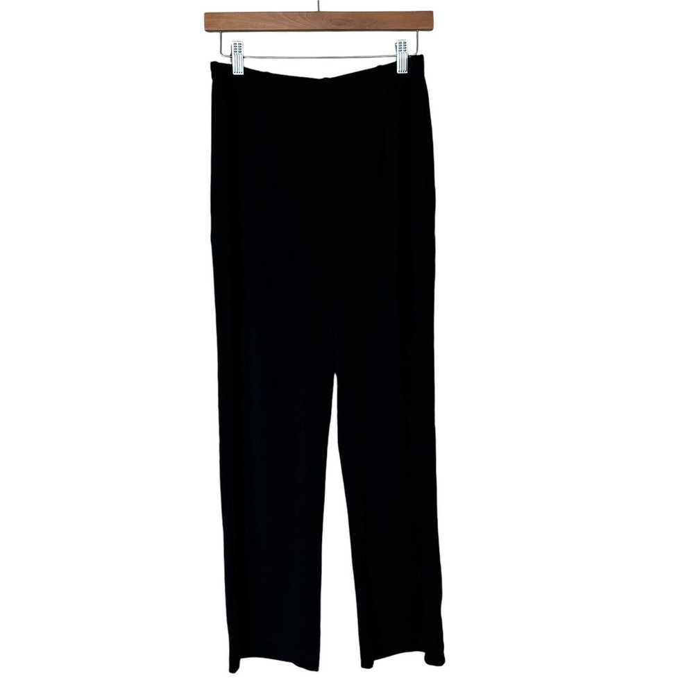 Chicos Chico's Travelers Black Stretch Pants Sz 1… - image 2