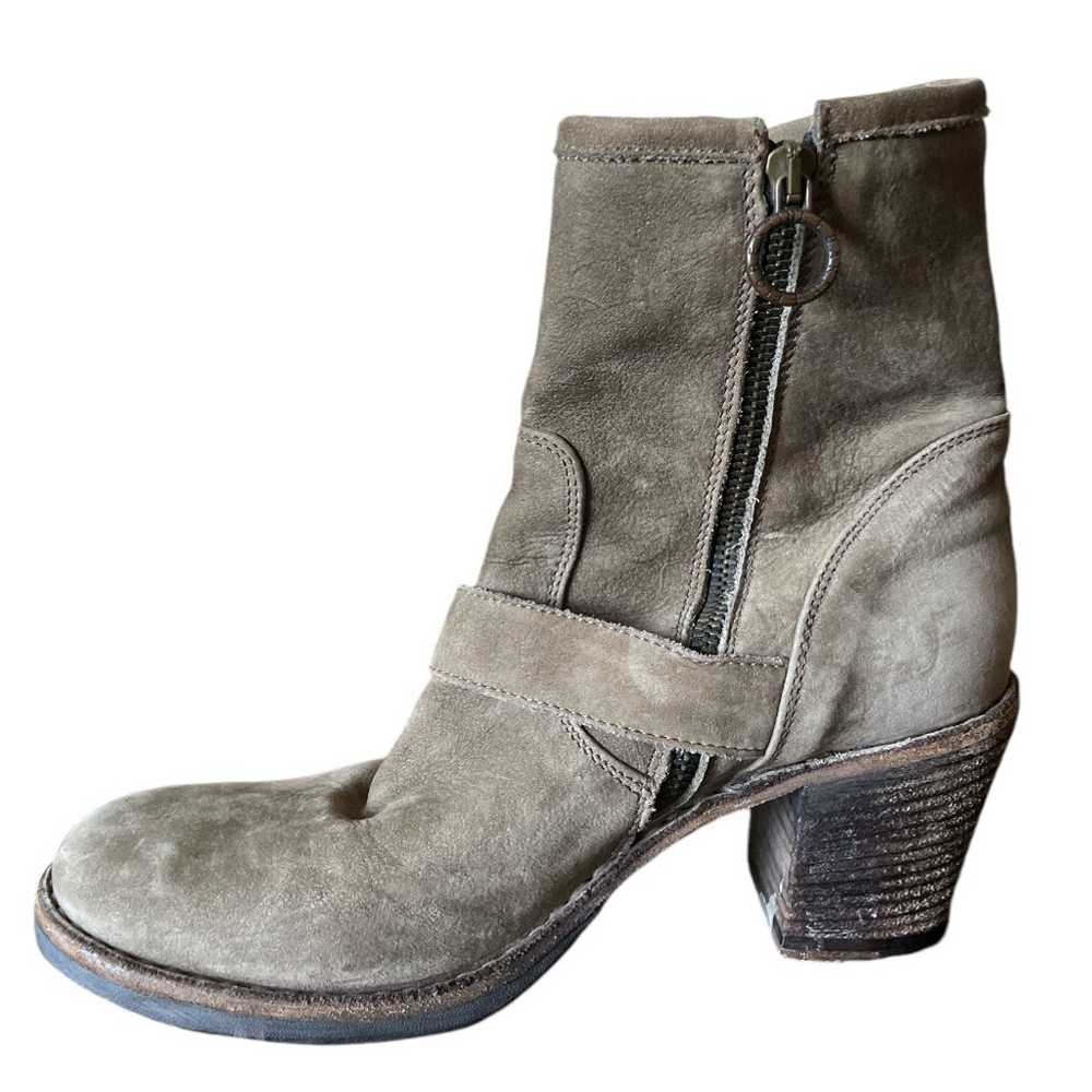 Fiorentini + Baker Slouchy Suede Leather Bootie B… - image 2