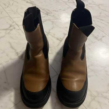 CÉLINE Chelsea Boots Brown Black - image 1