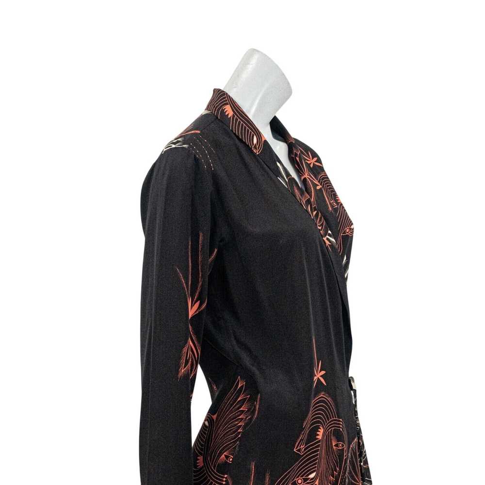 Dries Van Noten DRIES VAN NOTEN 100% Silk satin W… - image 7