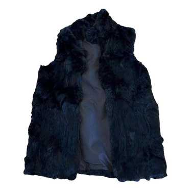 Adrienne Landau Faux fur short vest - image 1