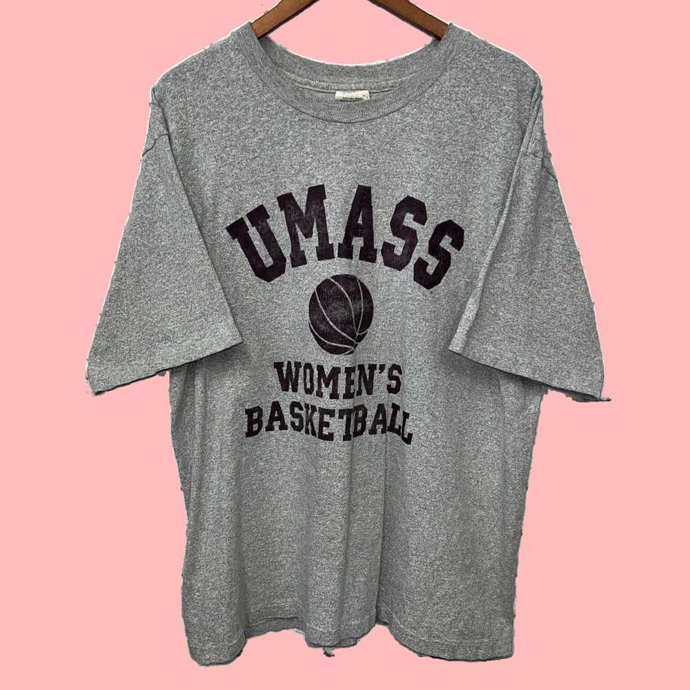 Vintage Stitch UMASS Basketball Shirt Mens Extra … - image 1