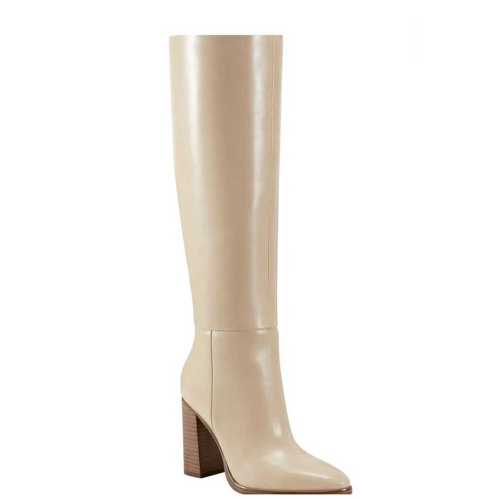 Marc Fisher Lannie Dress Boot Light Natural 7.5 - image 2