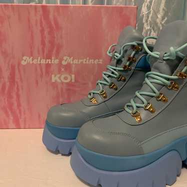 Melanie Martinez x koi shoe collab crybaby boots