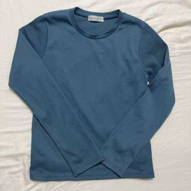 VINTAGE SALON Long Sleeve Top Blue - image 1