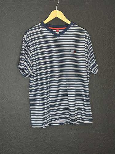 Tommy Hilfiger × Vintage Tommy Jean Striped V Neck