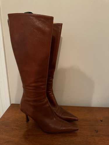 Gucci Leather Boot with Zipper and Heel