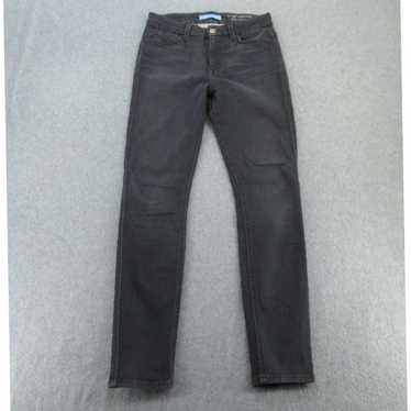 7 For All Mankind High Waisted Gray Ankle Skinny … - image 1