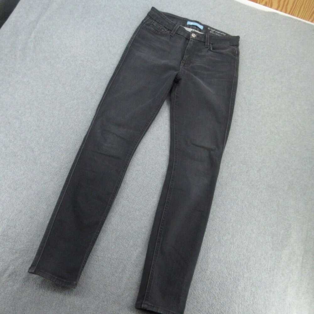 7 For All Mankind High Waisted Gray Ankle Skinny … - image 2