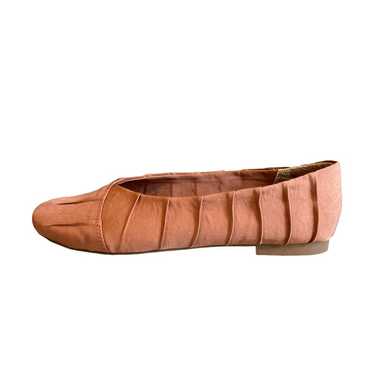 Korks Kork Ease neutral square  toe fabric ballet 