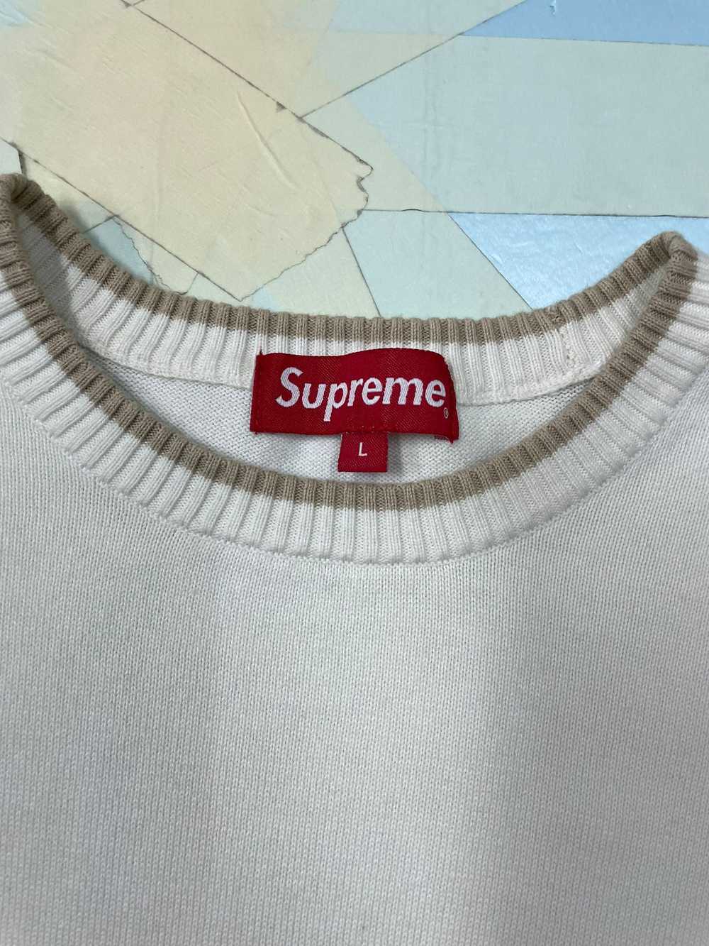 Supreme Supreme chest stripe sweater - image 4