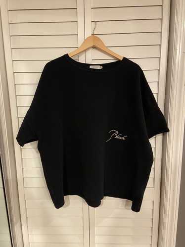 Rhude Rhude Black Piqué Reverse Tee