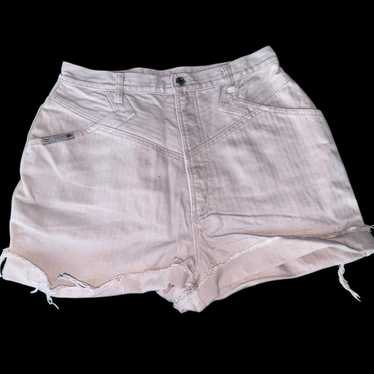 Designer Khaki Denim BAREBACK Blaze High Rise Cuf… - image 1