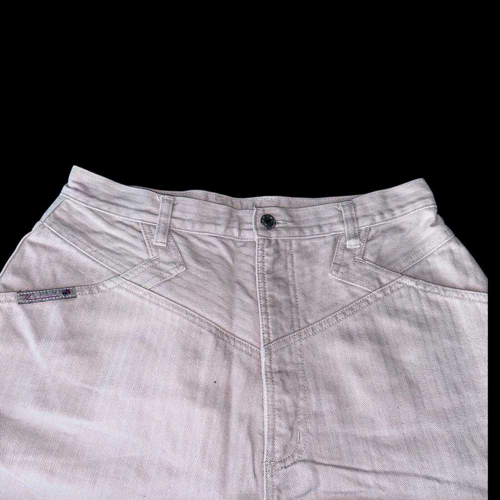 Designer Khaki Denim BAREBACK Blaze High Rise Cuf… - image 2