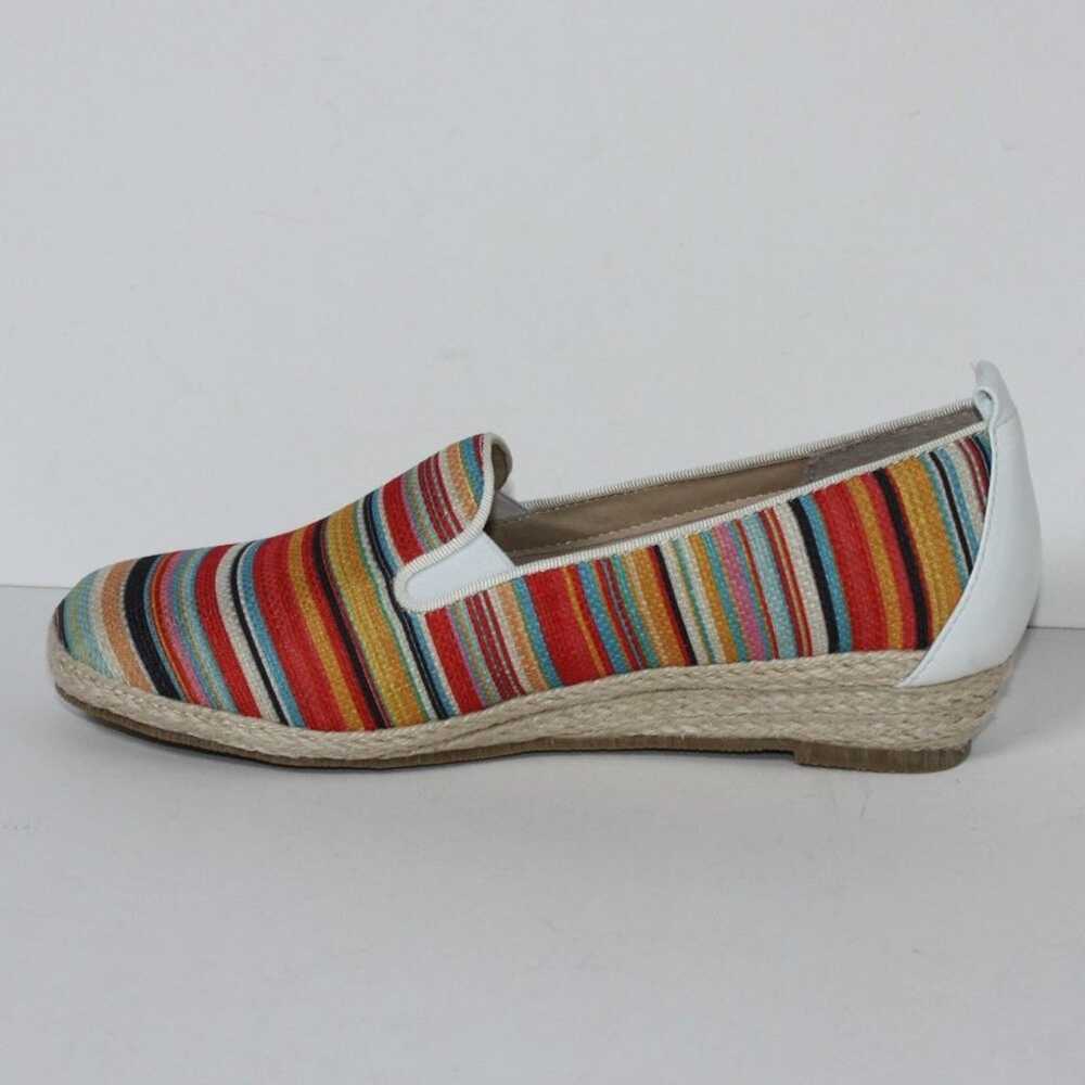 BNWOT David Tate Sangria Woven Espadrille Flat wi… - image 3