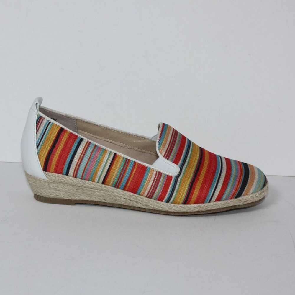 BNWOT David Tate Sangria Woven Espadrille Flat wi… - image 4