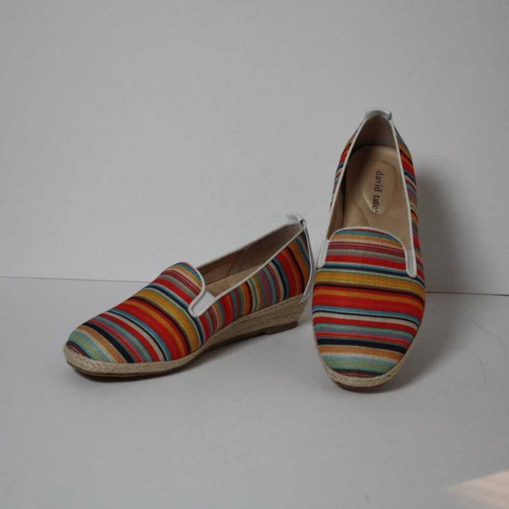 BNWOT David Tate Sangria Woven Espadrille Flat wi… - image 8