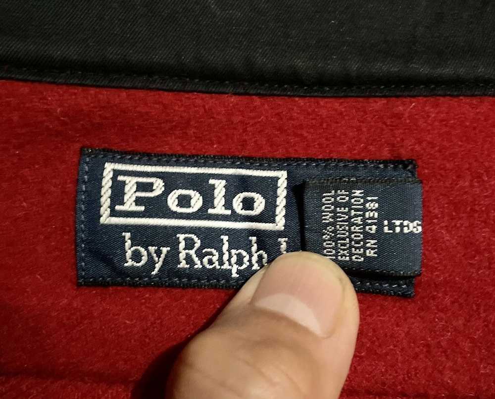 Polo Ralph Lauren Wool Blanket Stripe Shirt - image 3