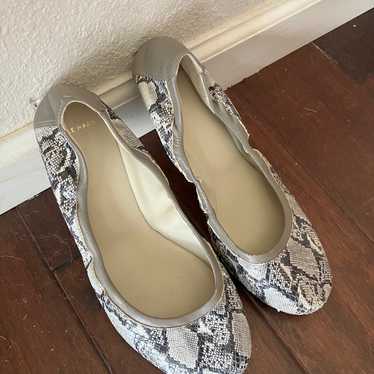 Cole Haan Snakeskin Ballet Flats