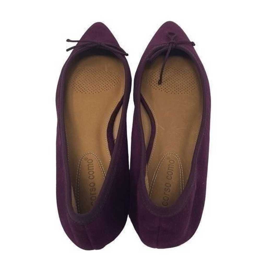 Corso Como 7 Eggplant Purple Suede Recital Ballet… - image 11