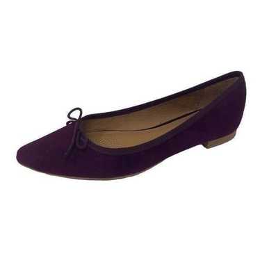 Corso Como 7 Eggplant Purple Suede Recital Ballet… - image 1