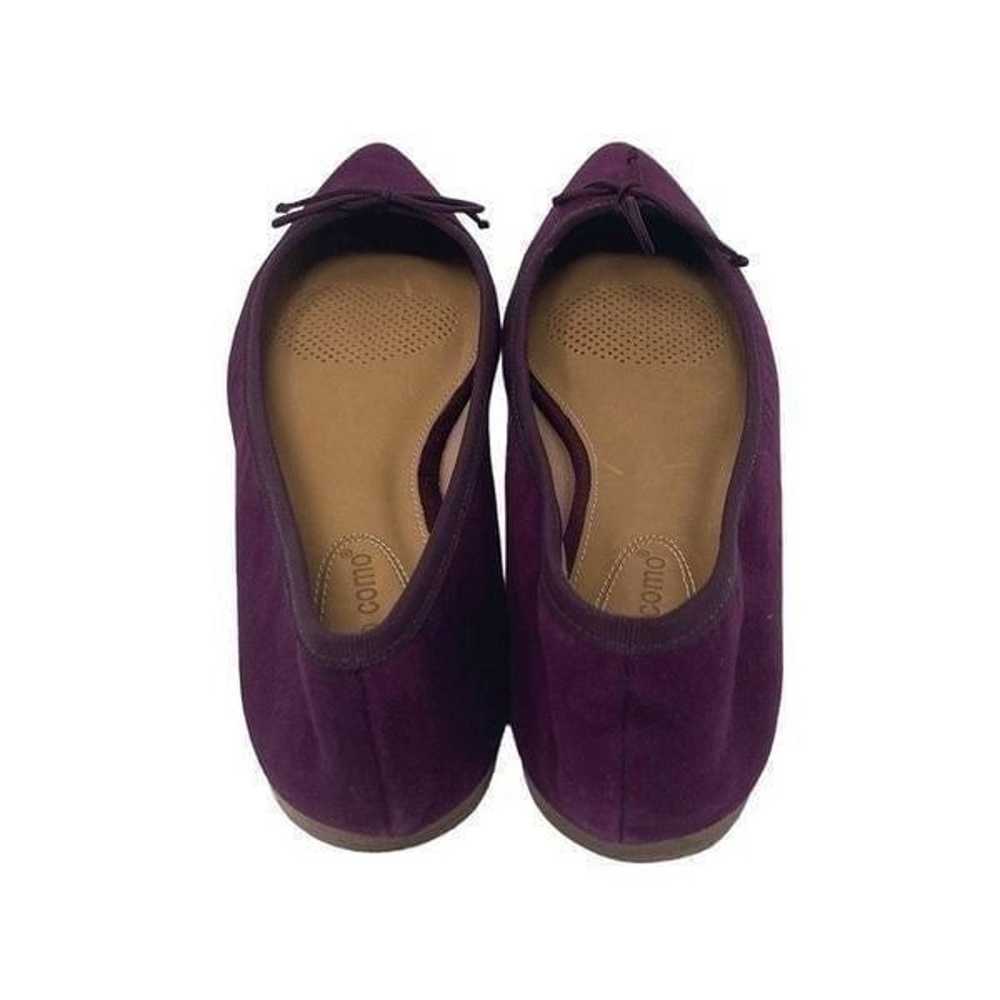 Corso Como 7 Eggplant Purple Suede Recital Ballet… - image 5