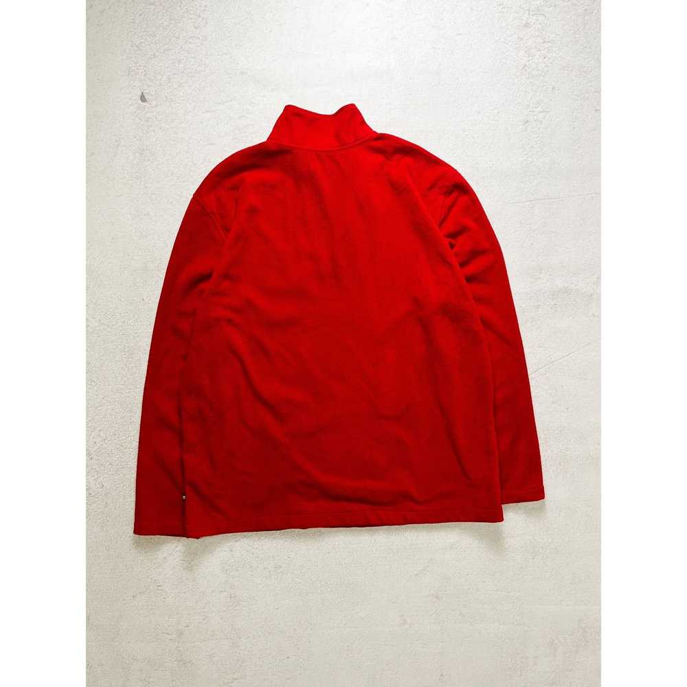 Nautica Vintage 90s Nautica Red Fleece Sweatshirt… - image 2