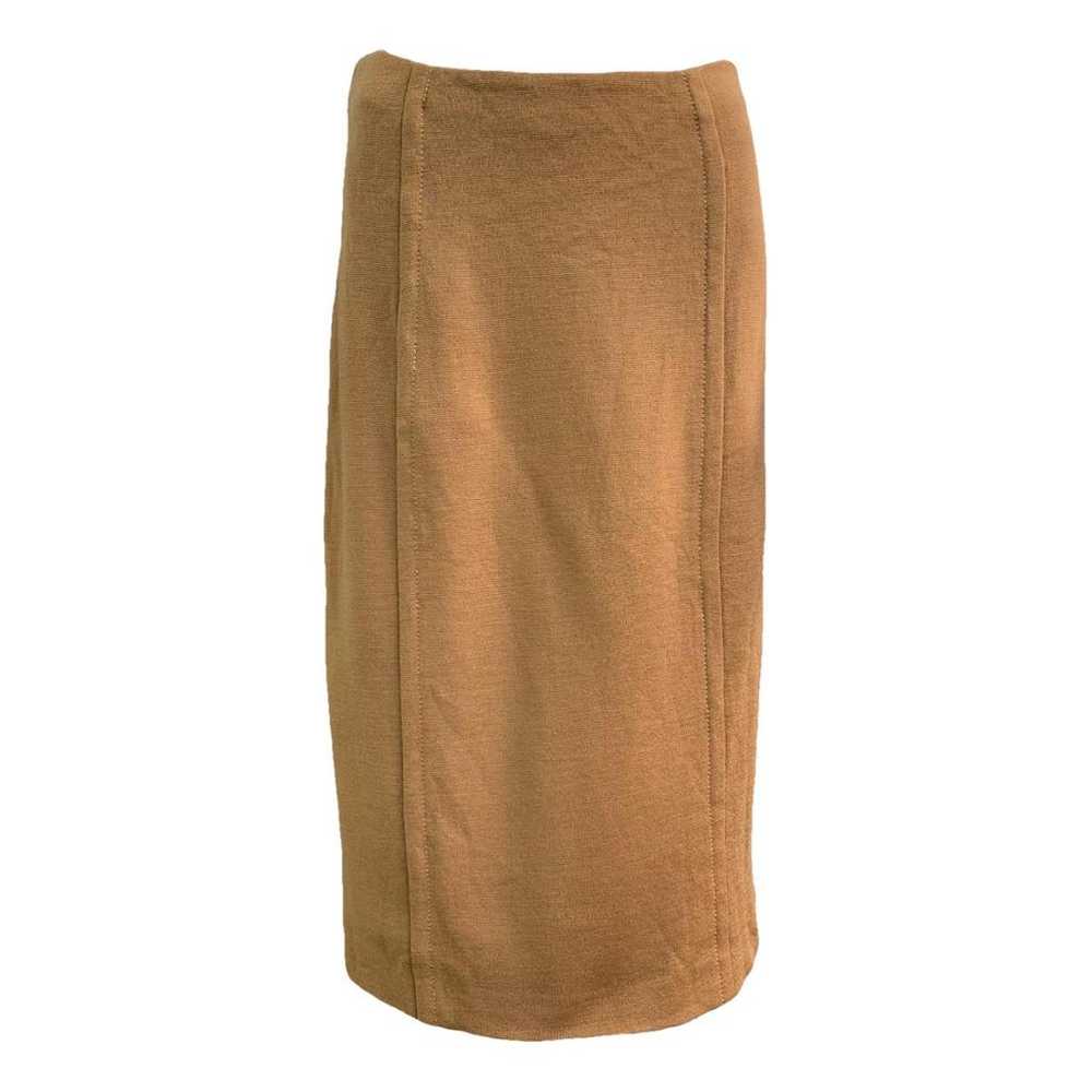 Prada Wool mid-length skirt - image 1