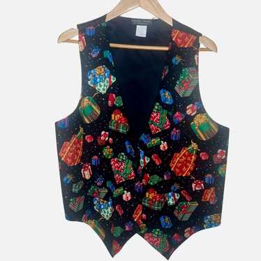 Vintage Saddle River Christmas Vest with Christmas