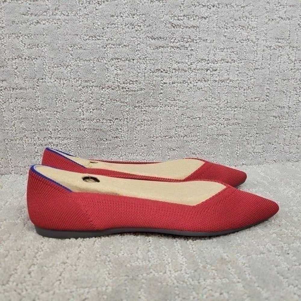 Rothy's The Point Womens Size US 7 Chili Red Slip… - image 3