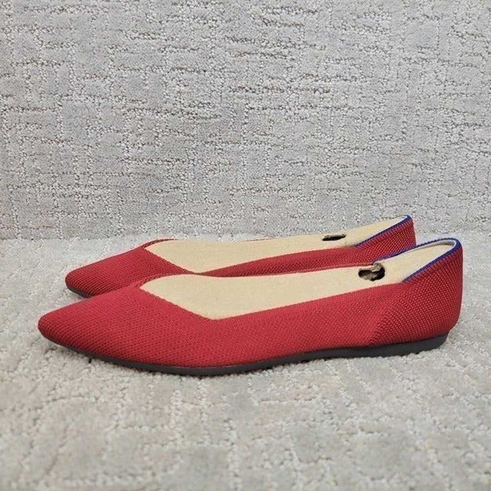 Rothy's The Point Womens Size US 7 Chili Red Slip… - image 5